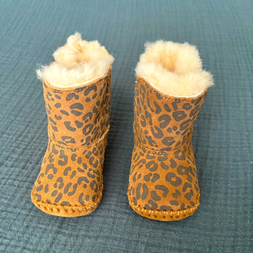 UGG Cassie Baby Booties Leopard Print